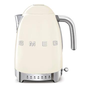 Ceainic electric crem din oțel inoxidabil 1,7 l Retro Style – SMEG