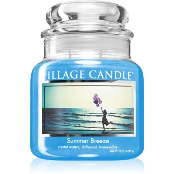Village Candle Summer Breeze lumânare parfumată  (Glass Lid) 389 g