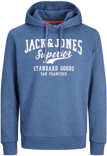 Jack&Jones Hanorac pentru bărbați JJELOGO Regular Fit 12238250 Ensign Blue M