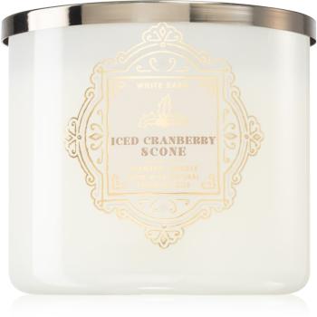 Bath & Body Works Iced Cranberry Scone lumânare parfumată 411 g