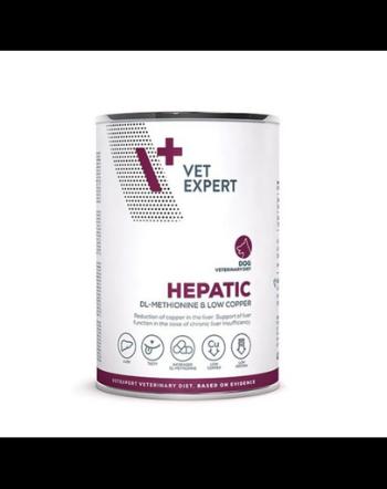 VET EXPERT Veterinary Diet Dog Hepatic 400 g hrana umeda veterinara pentru caini