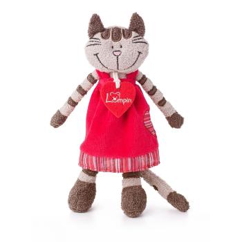 Pisică Lumpin Angelique, în rochiță cu căpșune, 23 cm