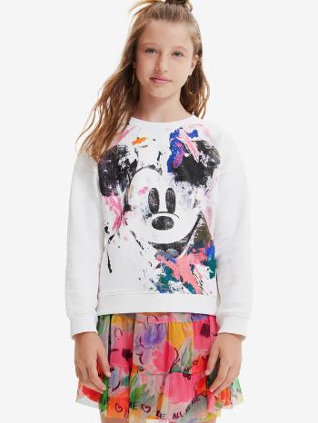 Desigual Sweat Mickey Hanorac pentru copii Alb