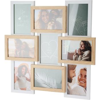 Cadru foto suspendat Sevilla, 44,5 x 44,5 x 2,3cm, MDF, 9x 10 x 15 cm