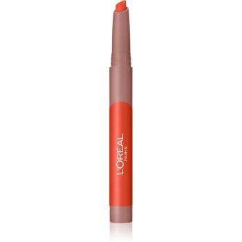 L’Oréal Paris Infallible Matte Lip Crayon ruj in creion cu efect matifiant culoare 103 Maple Dream 2.5 g