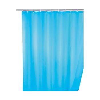 Perdea duș anti mucegai Wenko, 180 x 200 cm, albastru deschis