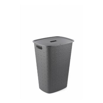 Coș de rufe gri închis din plastic 56 l Softex – Curver