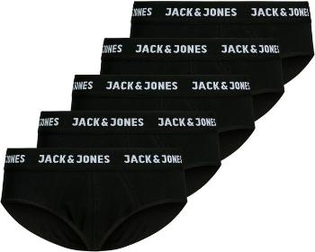 Jack&Jones 5 PACK - slipi pentru bărbați JACSOLID 12175102 Black L