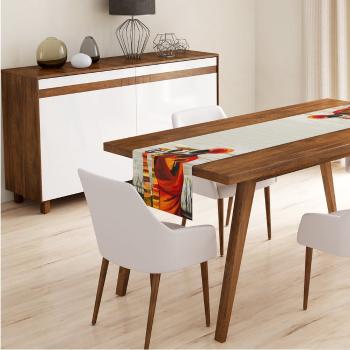 Napron pentru masă Minimalist Cushion Covers African Design, 45 x 140 cm