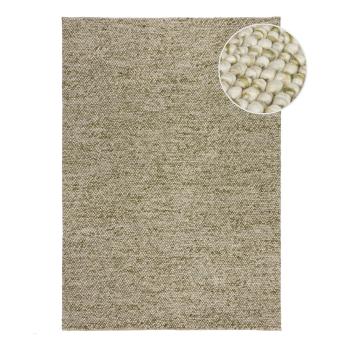 Covor kaki țesut manual din amestesc de lână 160x230 cm Minerals – Flair Rugs