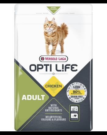 VERSELE-LAGA Opti Life Cat Adult Chicken 1 kg hrana pisici adulte, cu pui