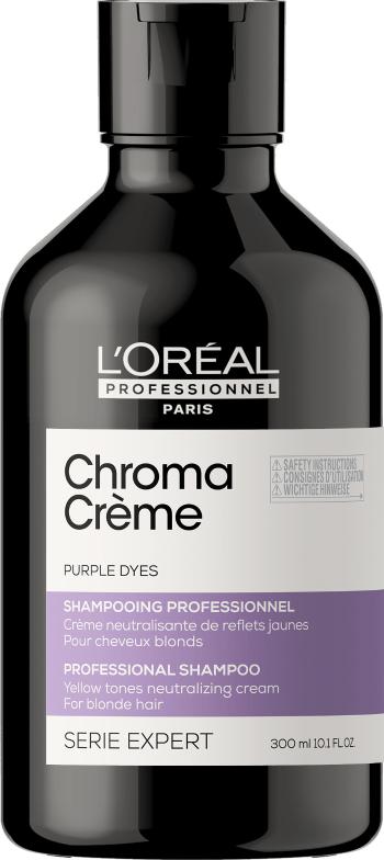 L´Oréal Professionnel Șampon profesional mov care neutralizează tonurile galbeneSerie Expert Chroma Crème(Purple Dyes Shampoo) 500 ml