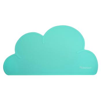 Suport din silicon pentru masă Kindsgut Cloud, 49 x 27 cm, turcoaz