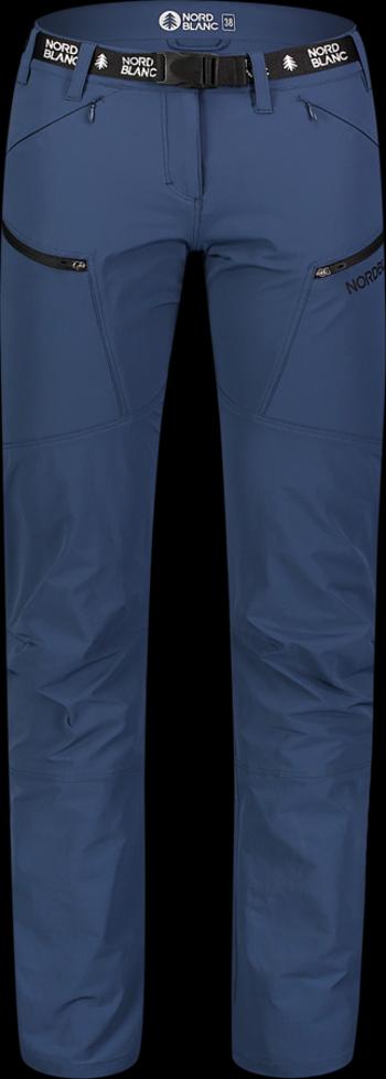 Ușor pentru femei pantaloni de exterior Nordblanc Go-Getter albastru NBSPL7625_NOM
