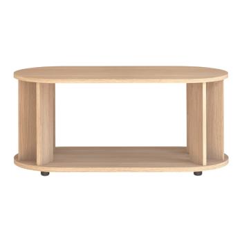 Măsuță de cafea în culoare naturală cu aspect de lemn de stejar 50x110 cm Nora – TemaHome