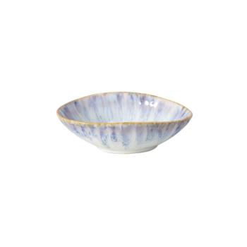 Bol din gresie ceramică Costa Nova Brisa, ⌀ 15 cm, alb - albastru