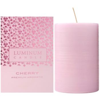 Luminum Candle Premium Aromatic Cherry lumânare parfumată  mare (Ø 60 - 80 mm, 32 h)