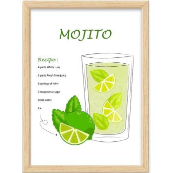 Poster cu ramă 40x55 cm Mojito – Wallity