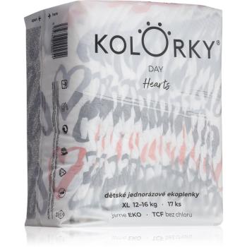 Kolorky Day Hearts scutece ECO marimea XL 12-16 Kg 17 buc