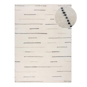 Covor crem țesut manual din lână 160x230 cm Dottie Linear – Flair Rugs