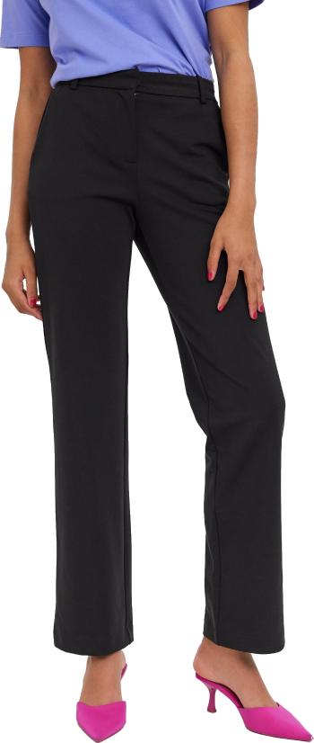 Vero Moda Pantaloni de damă VMLUCCA Straight Fit 10267693 Black S/34