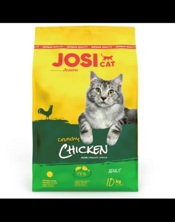 JOSERA JosiCat Crunchy Chicken 2x10kg cu pasari de curte, hrana pisici adulte