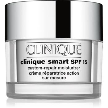 Clinique Clinique Smart™ SPF 15 Custom-Repair Moisturizer crema anti-rid hidratanta pentru ten uscat și combinat crema anti-rid hidratanta pentru ten