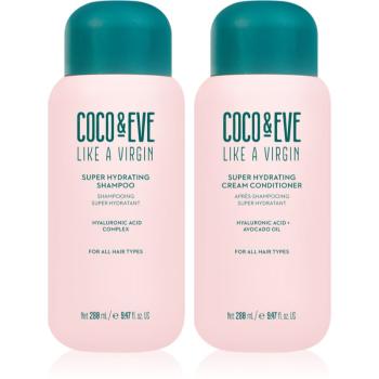 Coco & Eve Like A Virgin Super Hydration Kit set (pentru hidratare si stralucire)