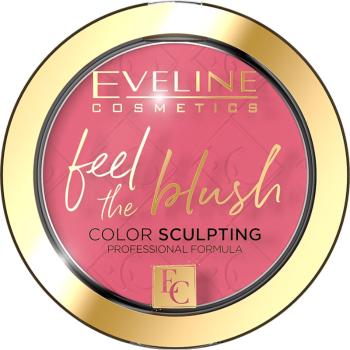 Eveline Cosmetics Feel The Blush Blush rezistent cu efect matifiant culoare 03 Orchid 5 g