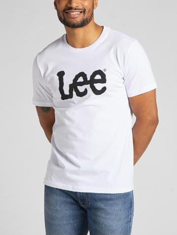 Lee Wobbly Tricou Alb