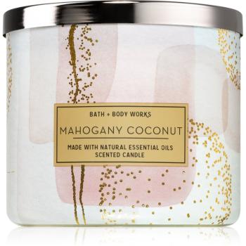 Bath & Body Works Mahogany Coconut lumânare parfumată II. 411 g