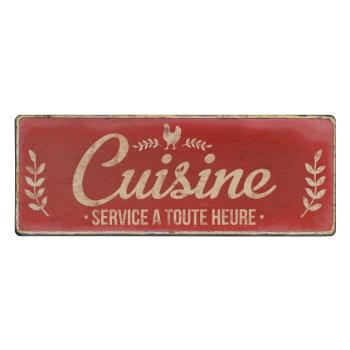 Semn din metal 52x19 cm Cuisine – Antic Line