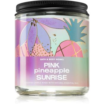 Bath & Body Works Pink Pineapple Sunrise lumânare parfumată 198 g