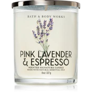 Bath & Body Works Pink Lavender & Espresso lumânare parfumată 227 g