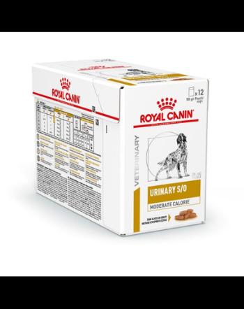 ROYAL CANIN Dog Urinary S/O Moderate Calories plic 12 x 100 g