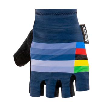 Santini UCI RAINBOW mănuși - blu nautica 