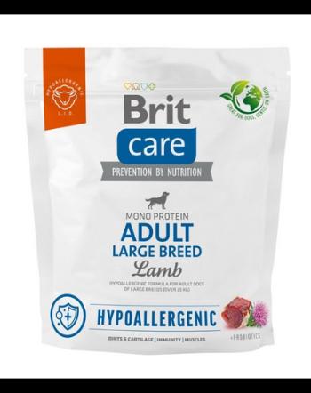 BRIT Care Hypoallergenic Adult Large Breed 1 kg Hrana uscata caini adulti talie mare, cu mile si orez