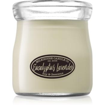 Milkhouse Candle Co. Creamery Eucalyptus Lavender lumânare parfumată  Cream Jar 142 g