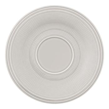 Farfurie din porțelan Villeroy & Boch Like Color Loop, ø 15,5 cm, alb - gri