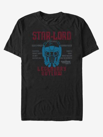 ZOOT.Fan Marvel Star-Lord Strážci Galaxie Tricou Negru