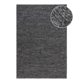 Covor gri închis țesut manual din amestesc de lână 80x150 cm Minerals – Flair Rugs