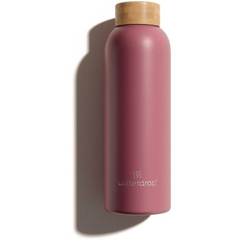 Waterdrop Steel sticlă inoxidabilă pentru apă culoare Pink Matt 600 ml