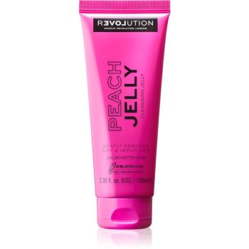 Revolution Relove Peach Jelly Gel demachiant perfecta pentru curatare 100 ml