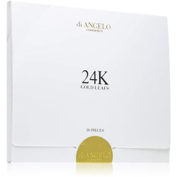 Di Angelo Cosmetics 24K Gold Leafs foițe de aur pentru regenerare intensiva si fermitate 30 buc