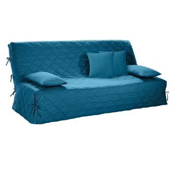 Husa pentru canapea clic-clac cu snur - albastra - Mărimea 140x190 cm