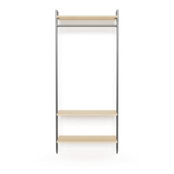 Sistem modular de rafturi în culoare naturală cu aspect de lemn de stejar 90x220 cm Project – Ordena