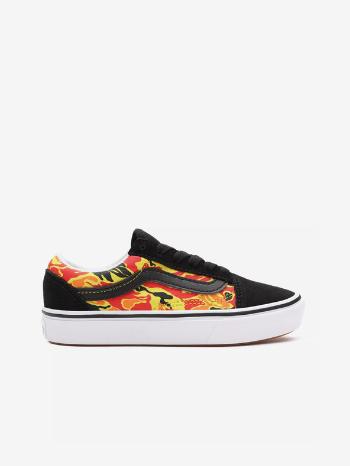 Vans Flame Camo ComfyCush Old Skool Teniși pentru copii Negru