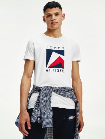 Tommy Hilfiger Corp Apex Tricou Alb