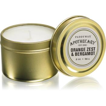 Paddywax Apothecary Orange Zest & Bergamot lumânare parfumată  în placă 56 g