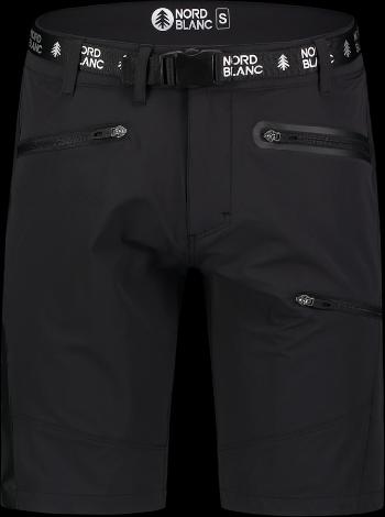 Bărbați în aer liber pantaloni scurti Nordblanc Cu fermoar negru NBSPM7621_CRN